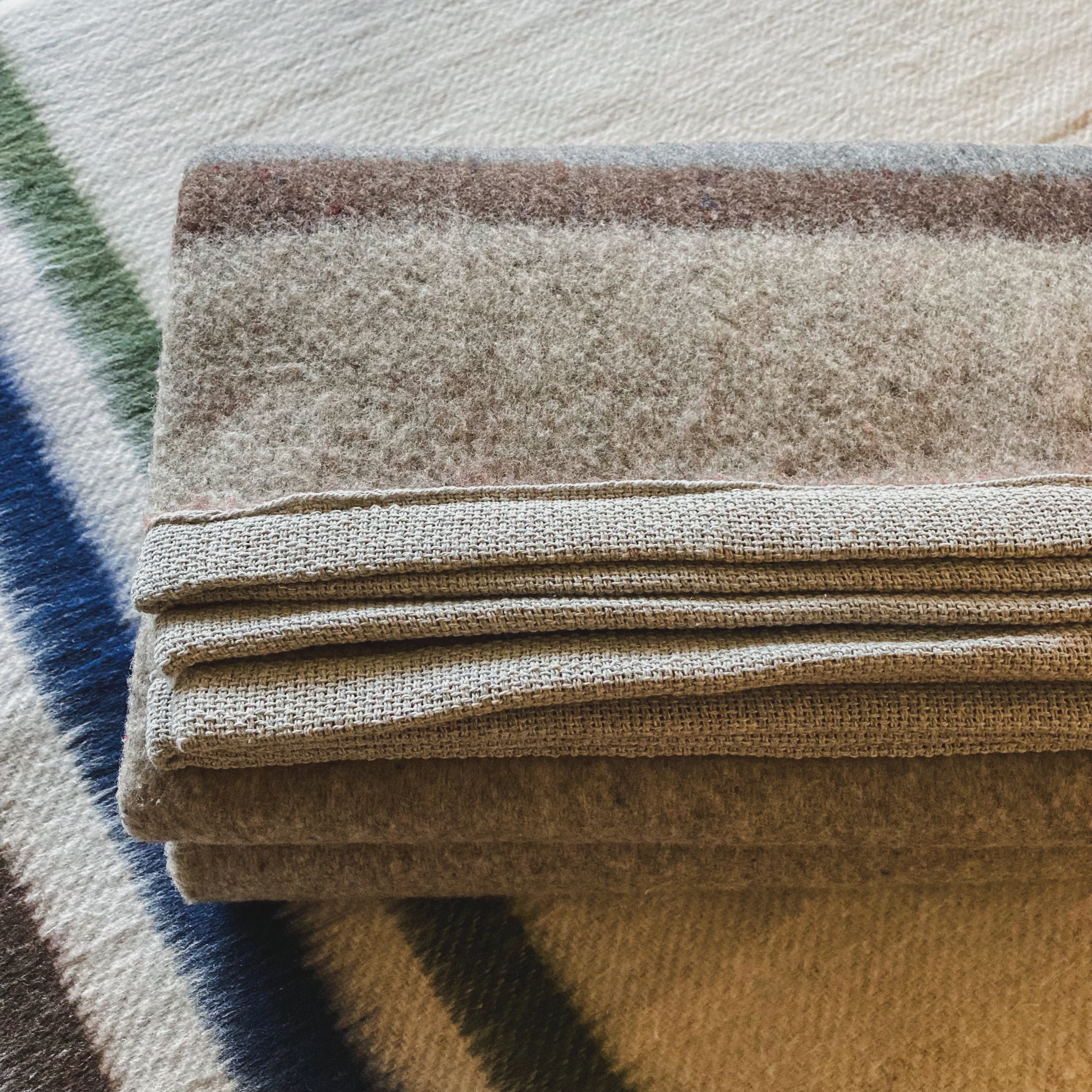 The Mount Hood Brushed Wool Blanket