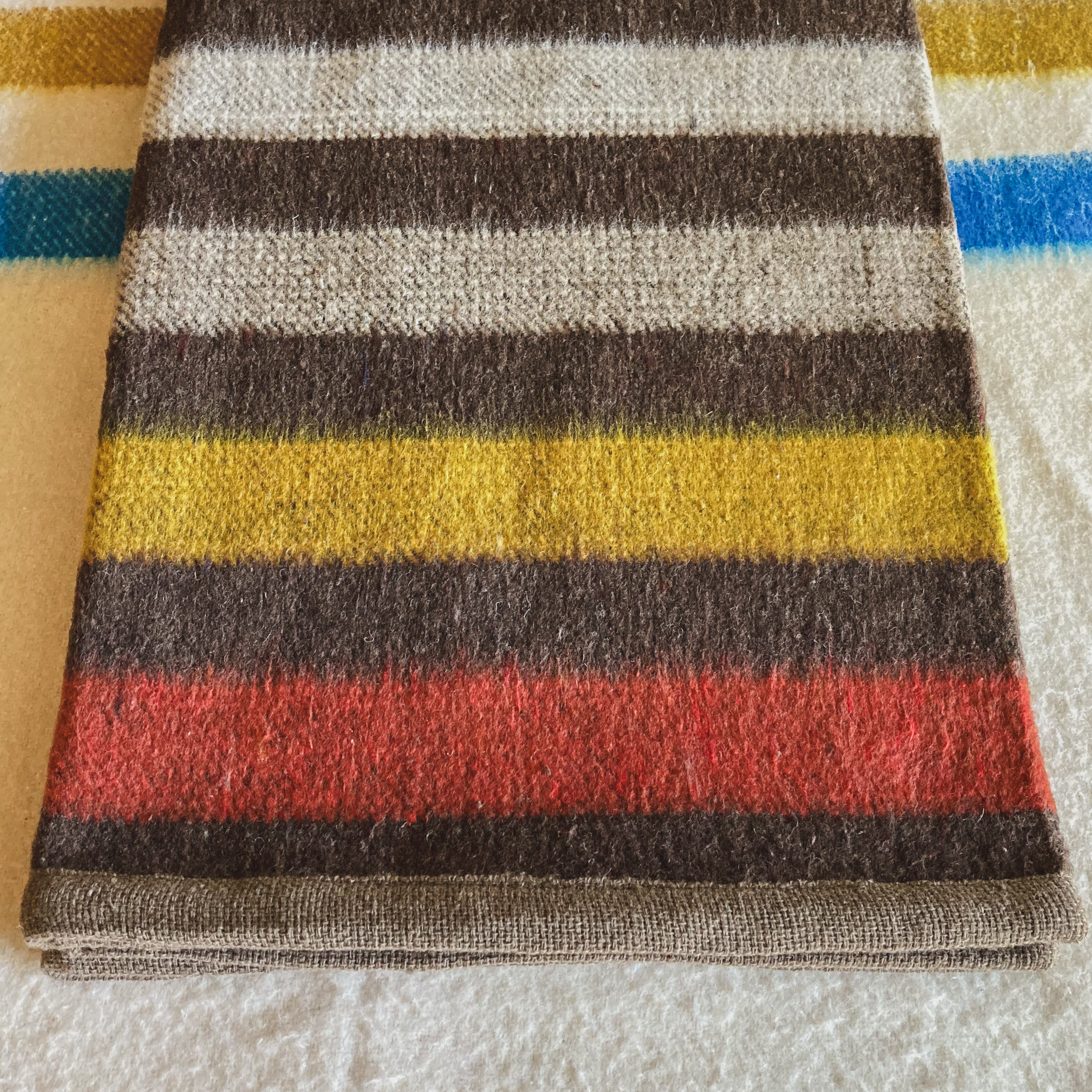 The Sonoran Brushed Wool Blanket - Canyon Dusk