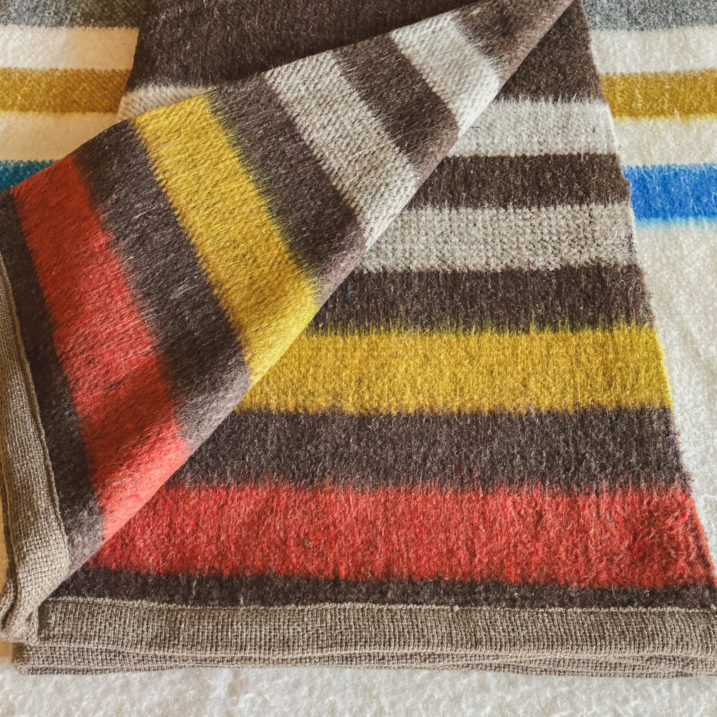 The Sonoran Brushed Wool Blanket - Canyon Dusk