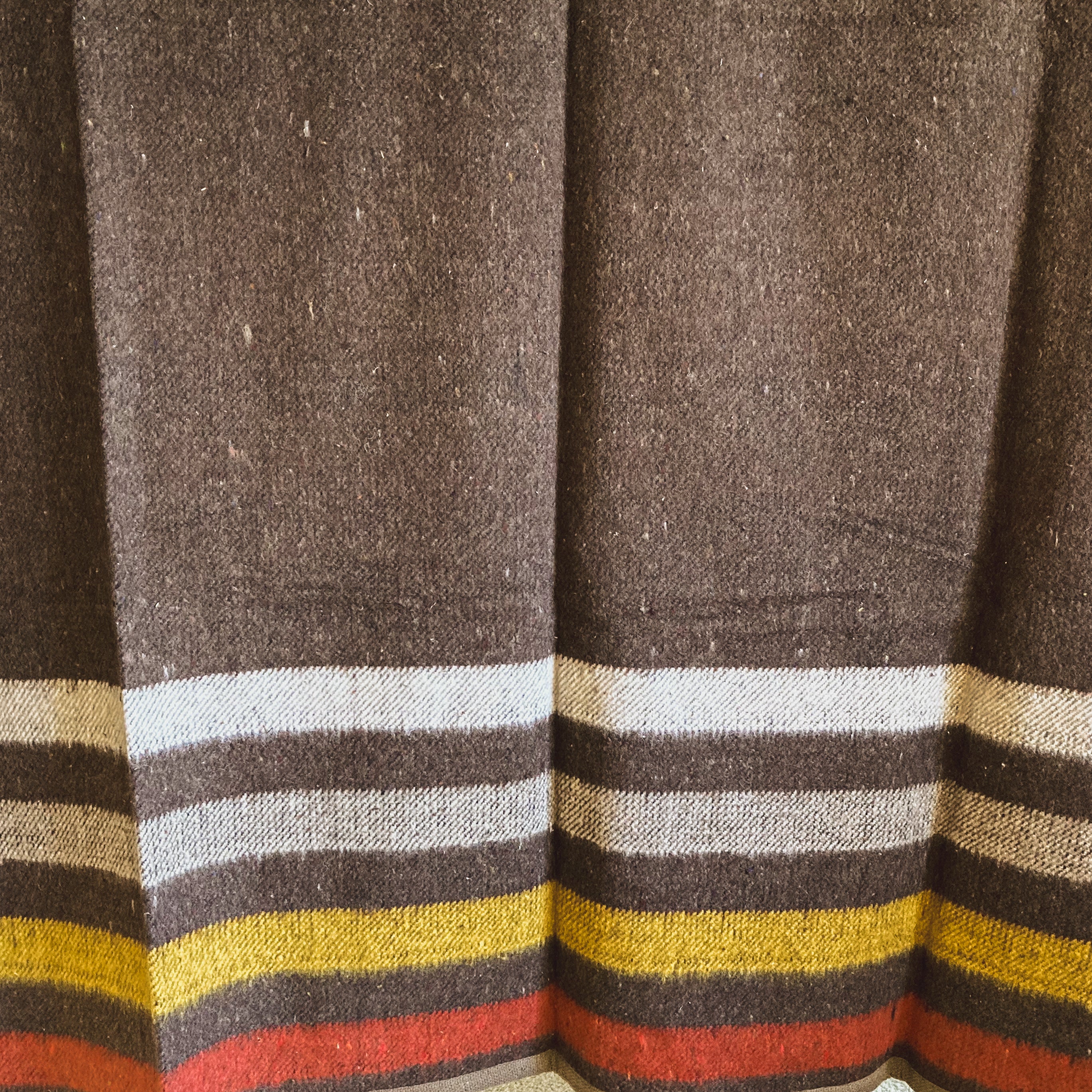 The Sonoran Brushed Wool Blanket - Canyon Dusk