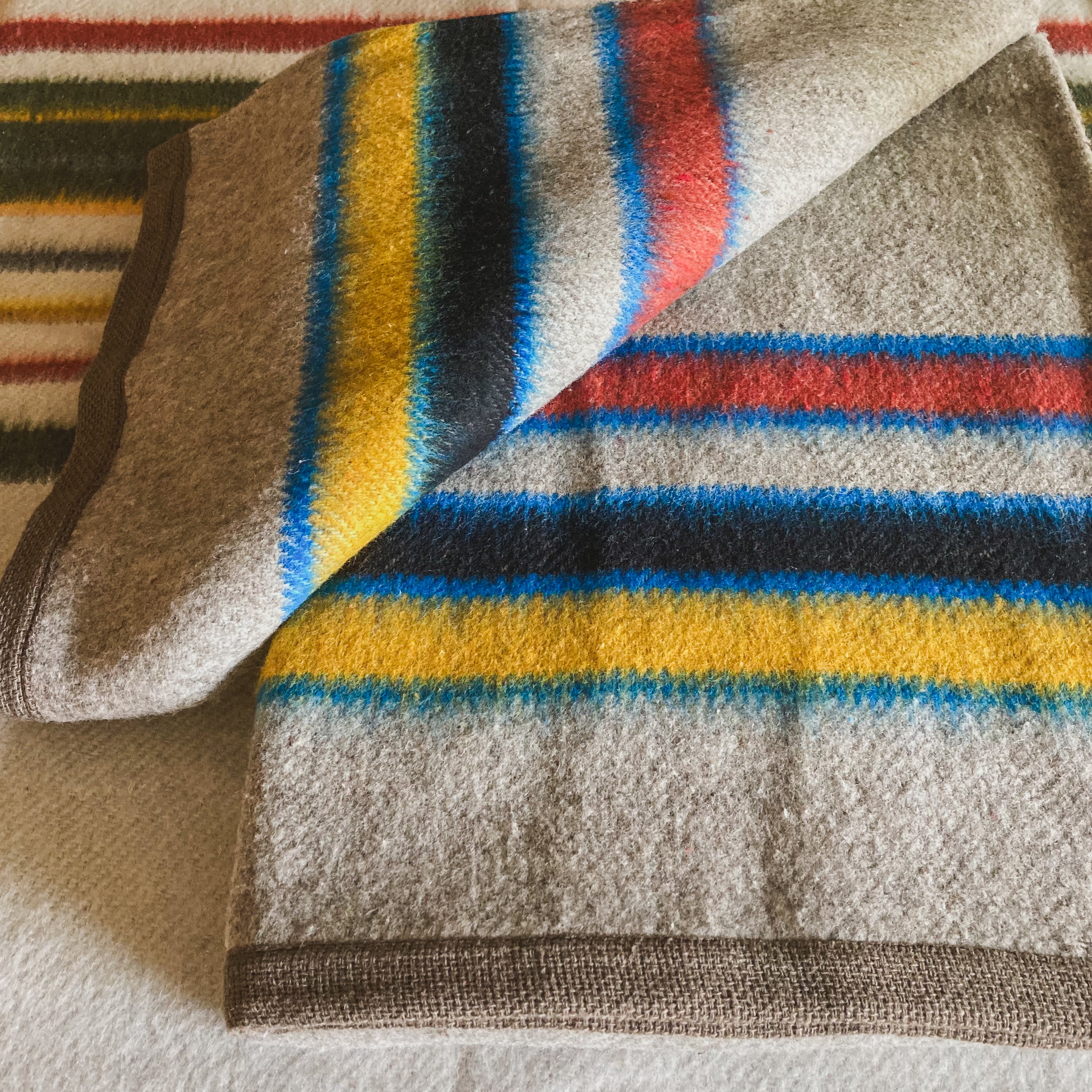 The Bisbee Brushed Wool Blanket
