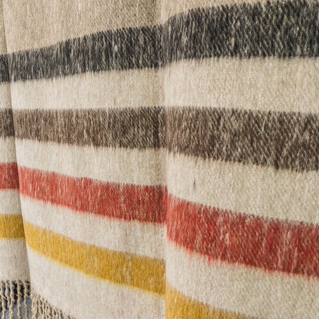 The Artesano XL Brushed Wool Blanket - Beige