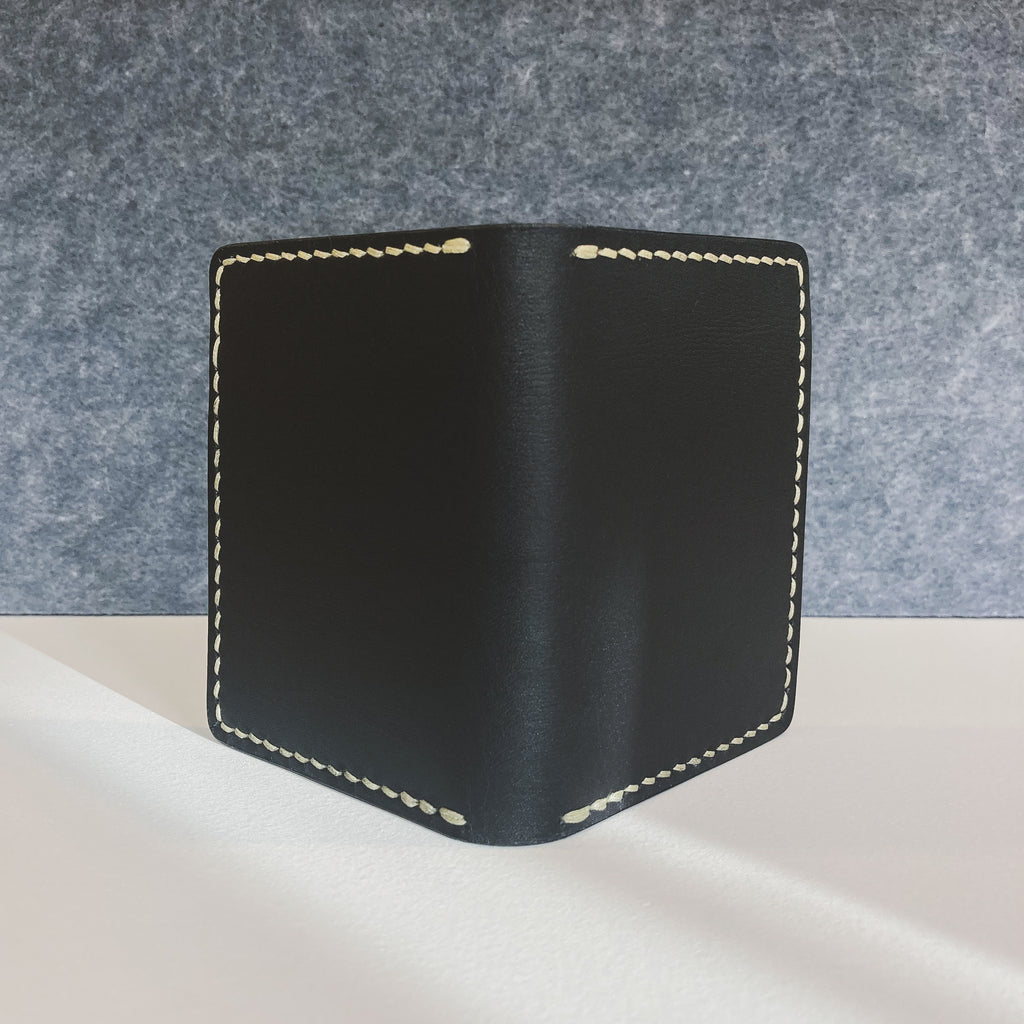 The Martin Wallet - Black & Green Crazy Horse