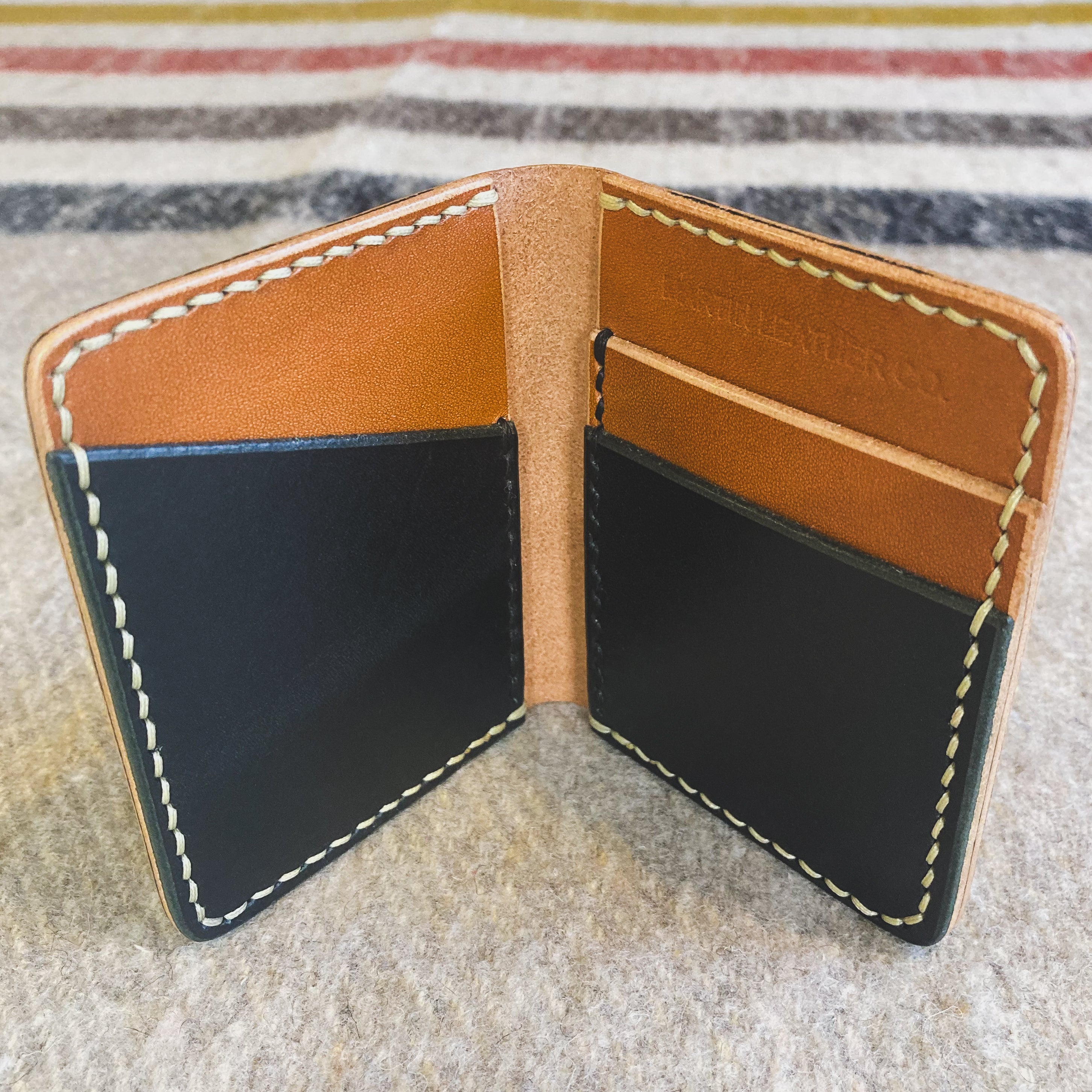 The Martin Wallet - Golden Yellow & Black