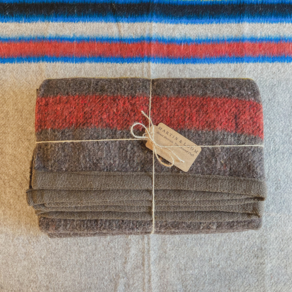 The Sonoran Brushed Wool Blanket - Desert Sand