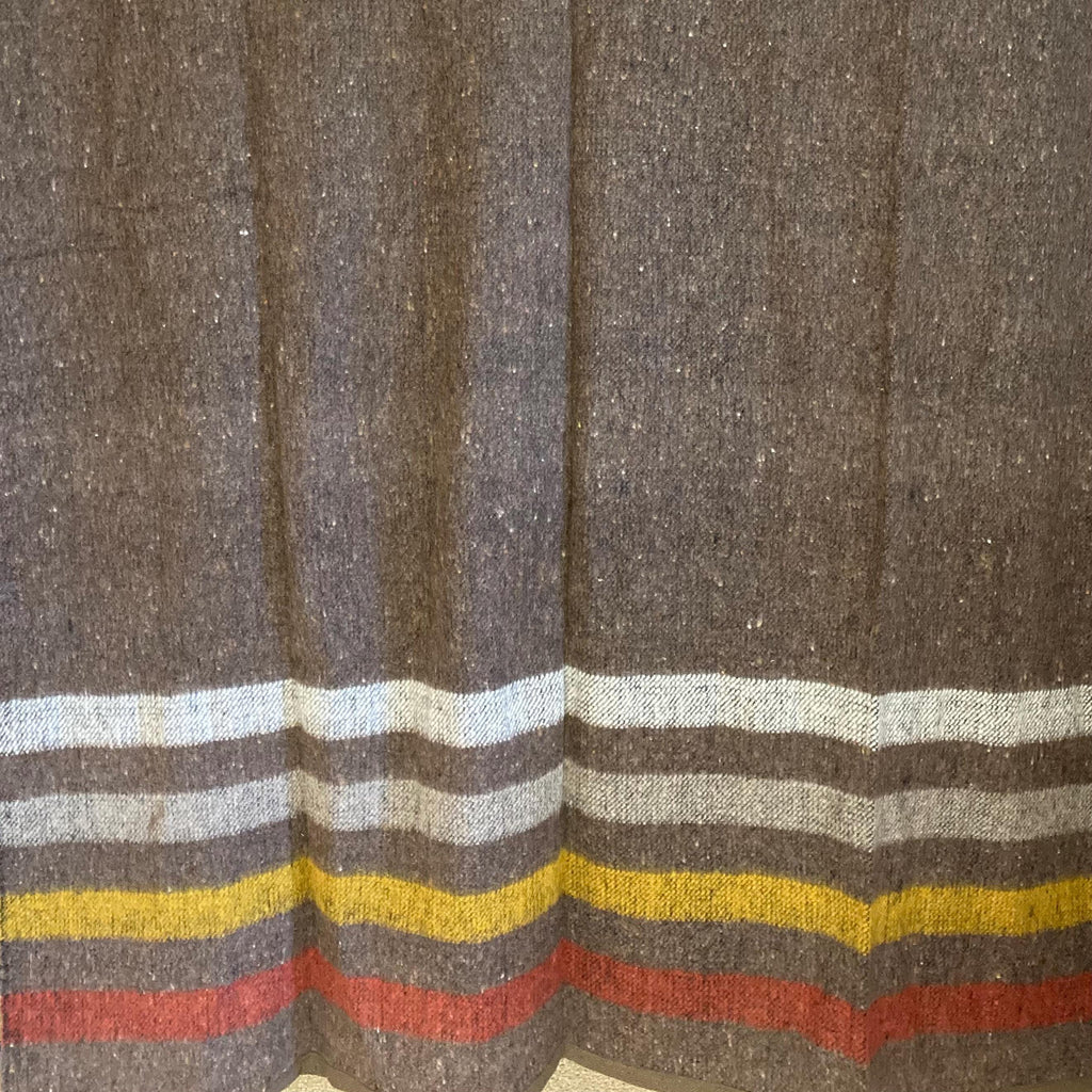 The Sonoran Brushed Wool Blanket - Desert Sand