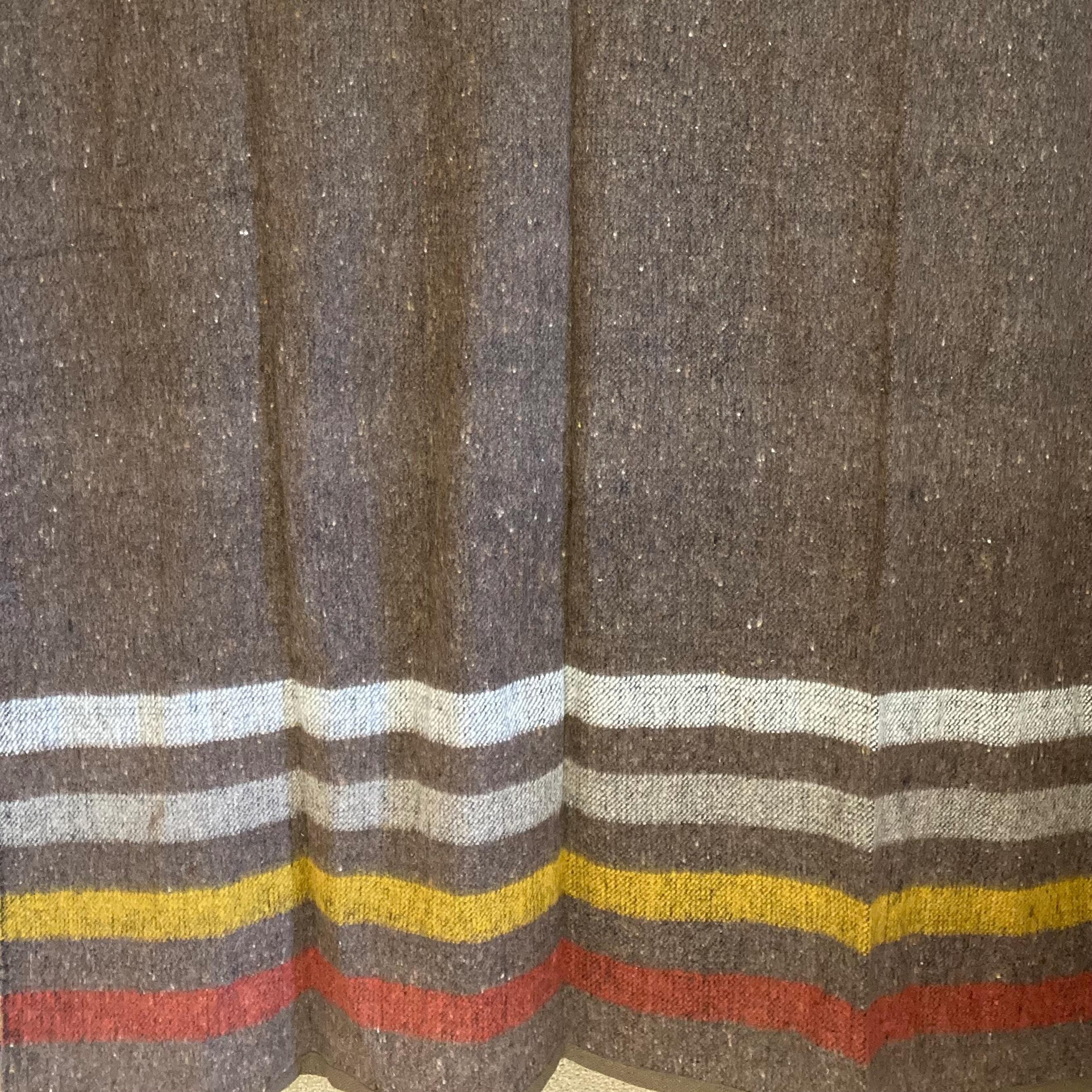 The Sonoran Brushed Wool Blanket - Desert Sand